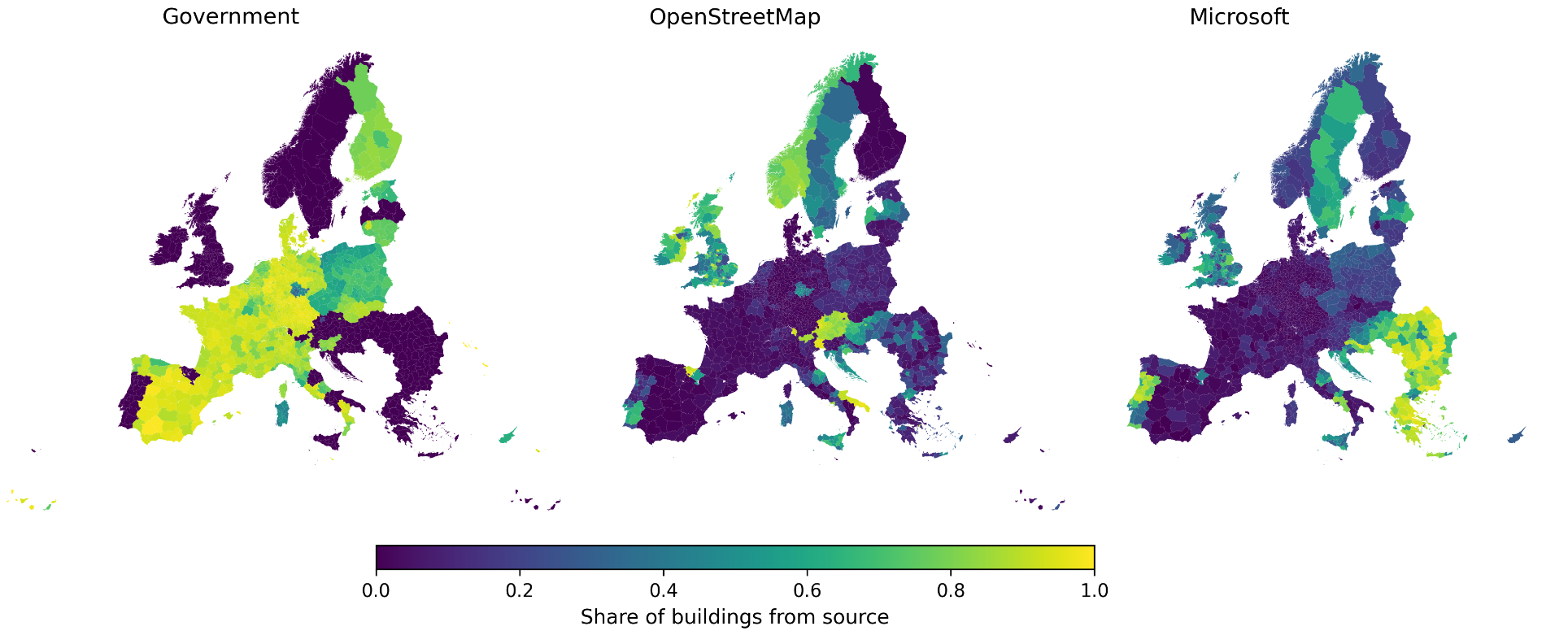 EUBUCCO dataset composition by source type